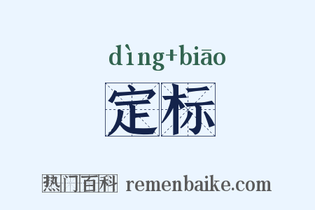 定标是什么意思的图片